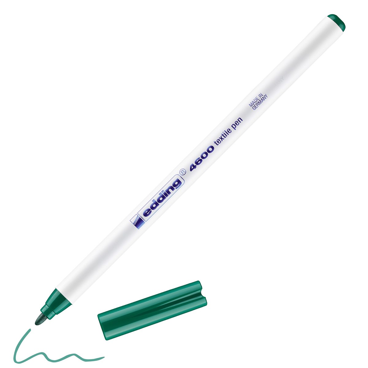 edding 4600 Textilstift grün, Rundspitze 1 mm (Art.-Nr.: 4-4600004)