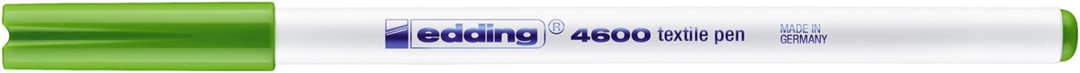 edding 4600 Textilstift hellgrün, Rundspitze 1 mm (Art.-Nr.: 4-4600011)
