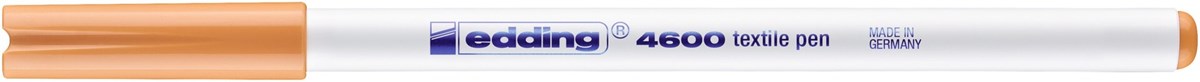 edding 4600 Textilstift hellorange, Rundspitze 1 mm (Art.-Nr.: 4-4600016)
