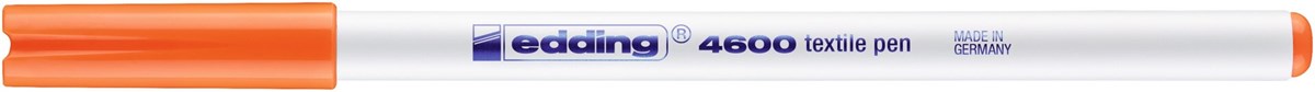 edding 4600 Textilstift neonorange, Rundspitze 1 mm (Art.-Nr.: 4-4600066)