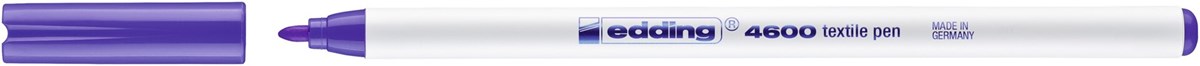 edding 4600 Textilstift neonviolett, Rundspitze 1 mm (Art.-Nr.: 4-4600068)
