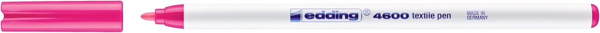 edding 4600 Textilstift neonrosa, Rundspitze 1 mm (Art.-Nr.: 4-4600069)