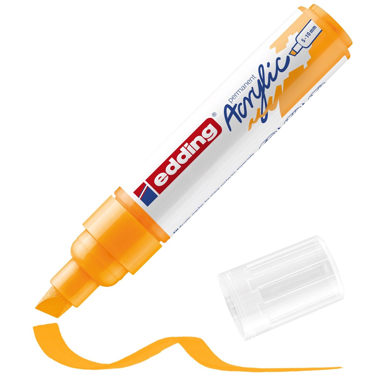 edding 5000 Acrylmarker breit sonnengelb, Keilspitze 5-10 mm (Art.-Nr.: 4-5000906)