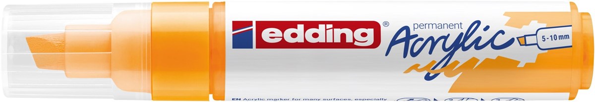 edding 5000 Acrylmarker breit sonnengelb, Keilspitze 5-10 mm (Art.-Nr.: 4-5000906)