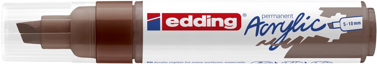 edding 5000 Acrylmarker breit schokoladenbraun, Keilspitze 5-10 mm (Art.-Nr.: 4-5000907)