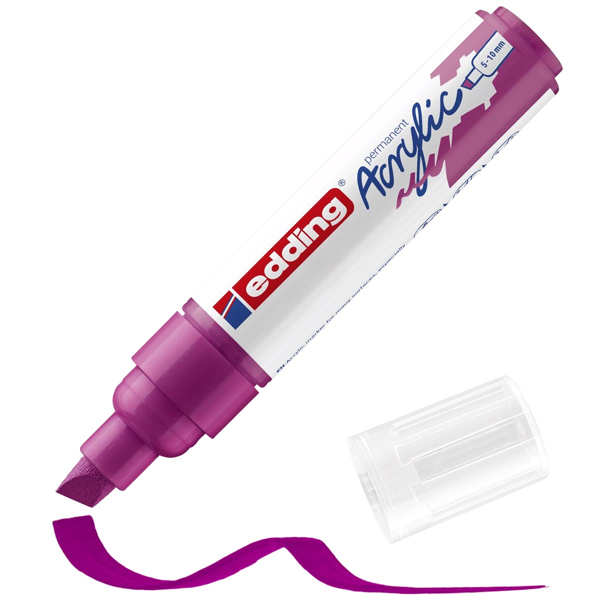 edding 5000 Acrylmarker breit beere, Keilspitze 5-10 mm (Art.-Nr.: 4-5000910)