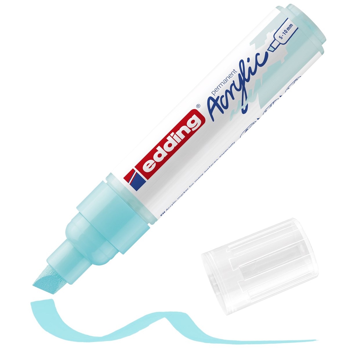 edding 5000 Acrylmarker breit pastellblau, Keilspitze 5-10 mm (Art.-Nr.: 4-5000916)