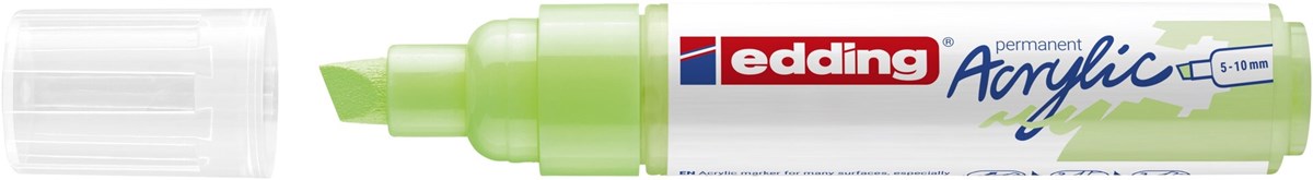 edding 5000 Acrylmarker breit pastellgrün, Keilspitze 5-10 mm (Art.-Nr.: 4-5000917)