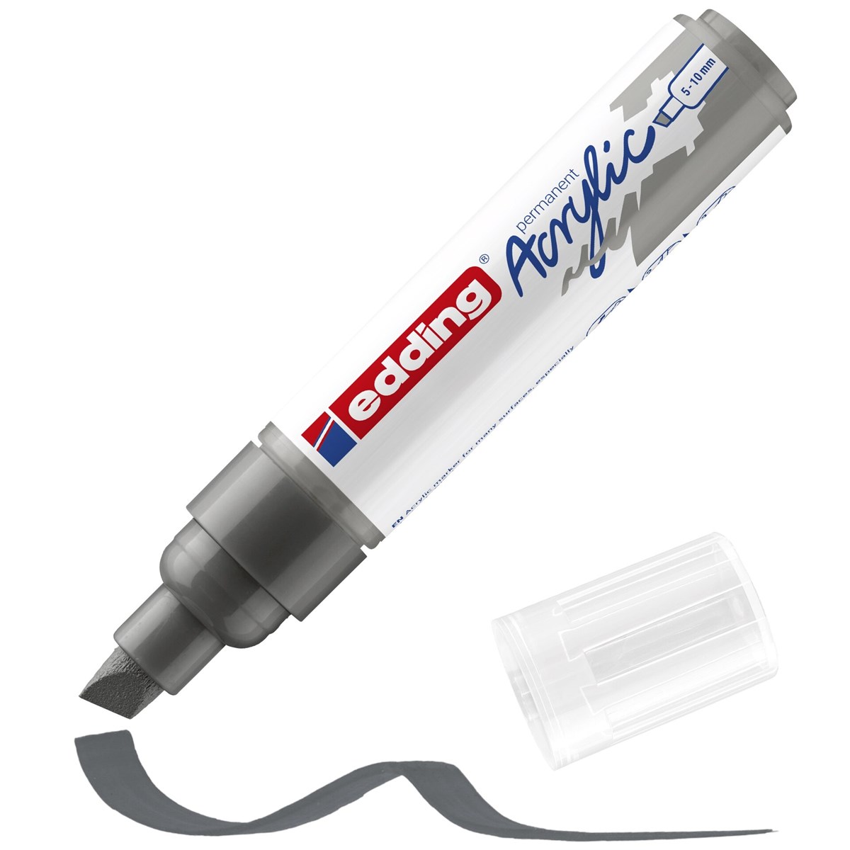 edding 5000 Acrylmarker breit anthrazit, Keilspitze 5-10 mm (Art.-Nr.: 4-5000926)