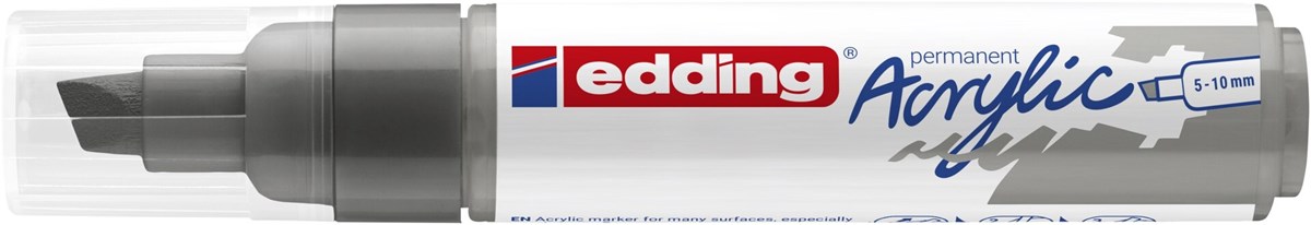 edding 5000 Acrylmarker breit anthrazit, Keilspitze 5-10 mm (Art.-Nr.: 4-5000926)