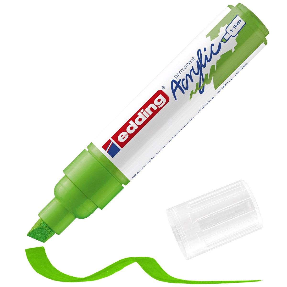 edding 5000 Acrylmarker breit gelbgrün, Keilspitze 5-10 mm (Art.-Nr.: 4-5000927)