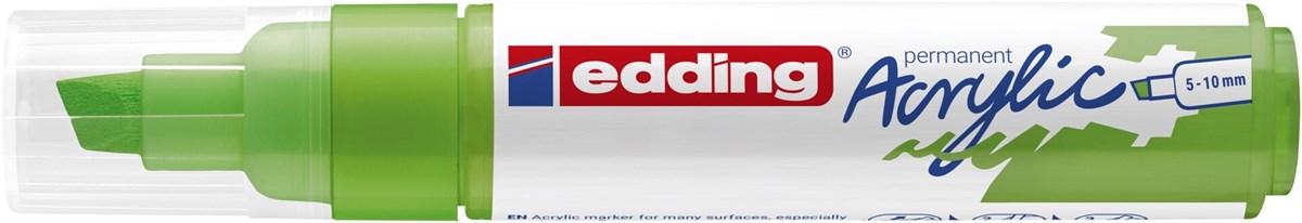 edding 5000 Acrylmarker breit gelbgrün, Keilspitze 5-10 mm (Art.-Nr.: 4-5000927)