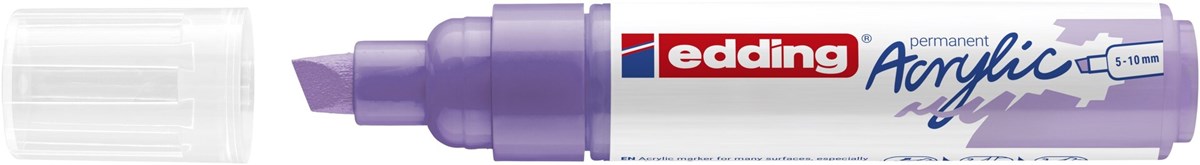edding 5000 Acrylmarker breit helllavendel matt, Keilspitze 5-10 mm (Art.-Nr.: 4-5000931)