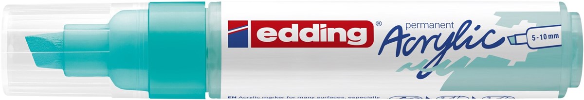 edding 5000 Acrylmarker breit opulent türkis, Keilspitze 5-10 mm (Art.-Nr.: 4-5000934)