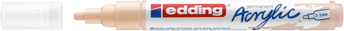 edding 5100 Acrylmarker medium warmbeige, Rundspitze 2-3 mm (Art.-Nr.: 4-5100255)