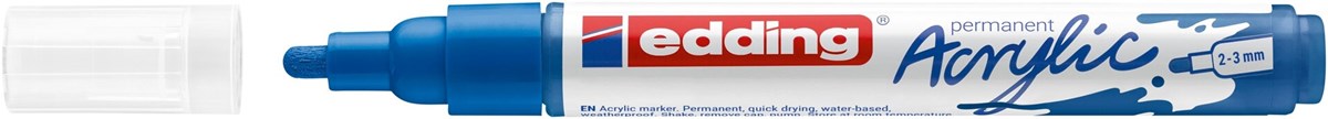 edding 5100 Acrylmarker medium enzianblau, Rundspitze 2-3 mm (Art.-Nr.: 4-5100903)