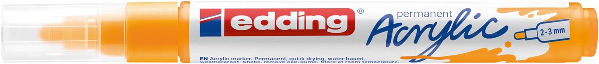edding 5100 Acrylmarker medium sonnengelb, Rundspitze 2-3 mm (Art.-Nr.: 4-5100906)
