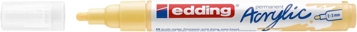 edding 5100 Acrylmarker medium pastellgelb, Rundspitze 2-3 mm (Art.-Nr.: 4-5100915)