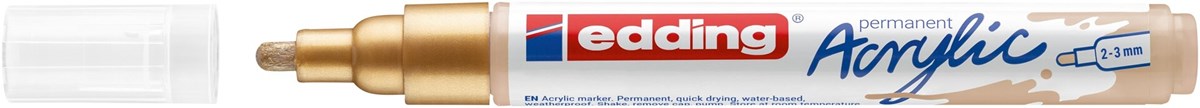 edding 5100 Acrylmarker medium reichgold, Rundspitze 2-3 mm (Art.-Nr.: 4-5100924)