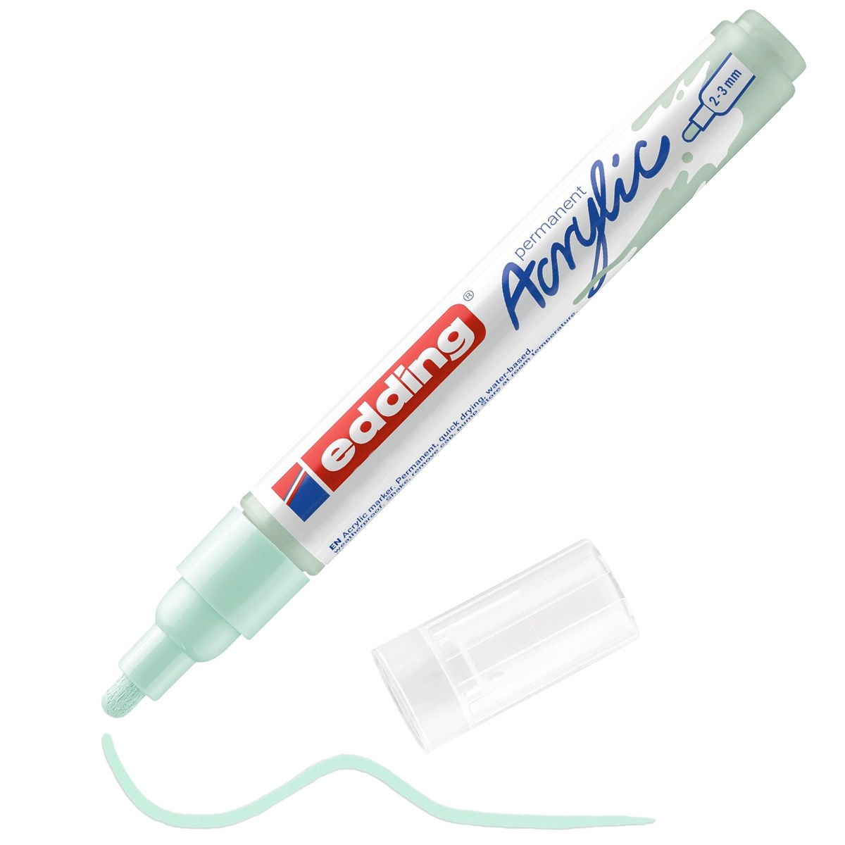 edding 5100 Acrylmarker medium mild mint, Rundspitze 2-3 mm (Art.-Nr.: 4-5100928)