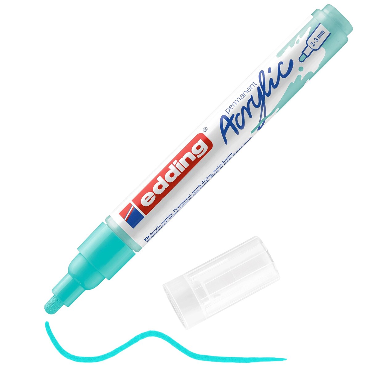 edding 5100 Acrylmarker medium opulent türkis, Rundspitze 2-3 mm (Art.-Nr.: 4-5100934)