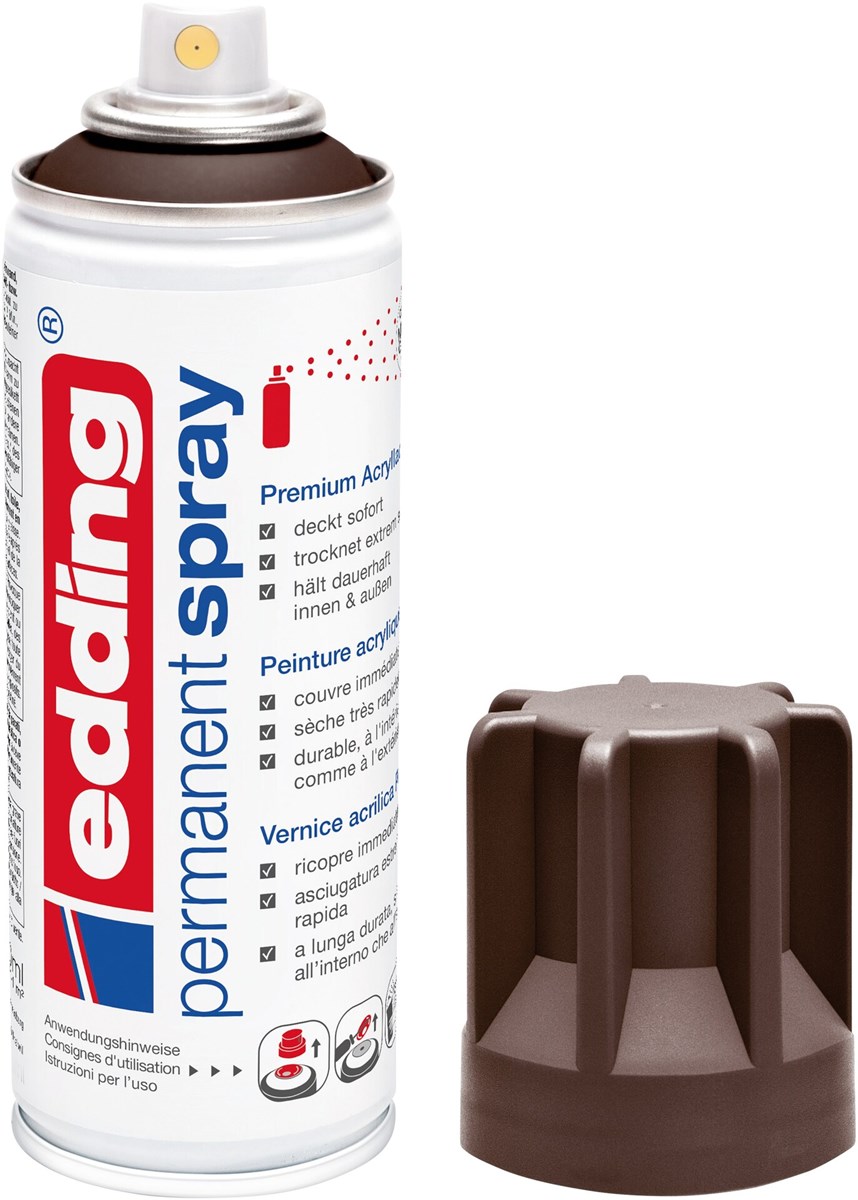 edding 5200 Permanentspray schokoladenbraun matt (Art.-Nr.: 4-5200907)