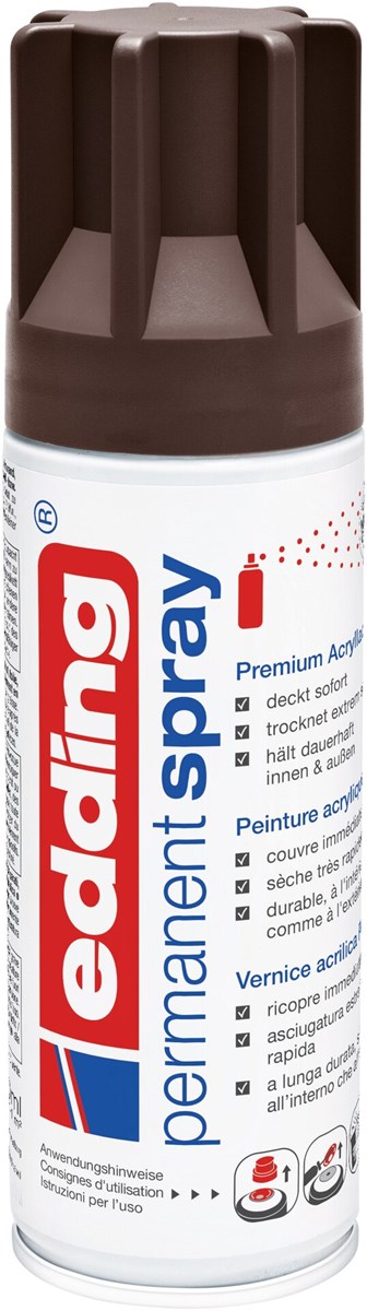 edding 5200 Permanentspray schokoladenbraun matt (Art.-Nr.: 4-5200907)