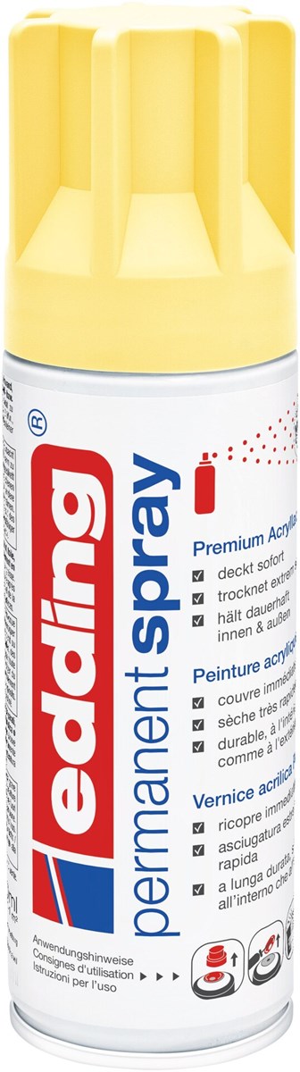 edding 5200 Permanentspray pastellgelb matt (Art.-Nr.: 4-5200915)