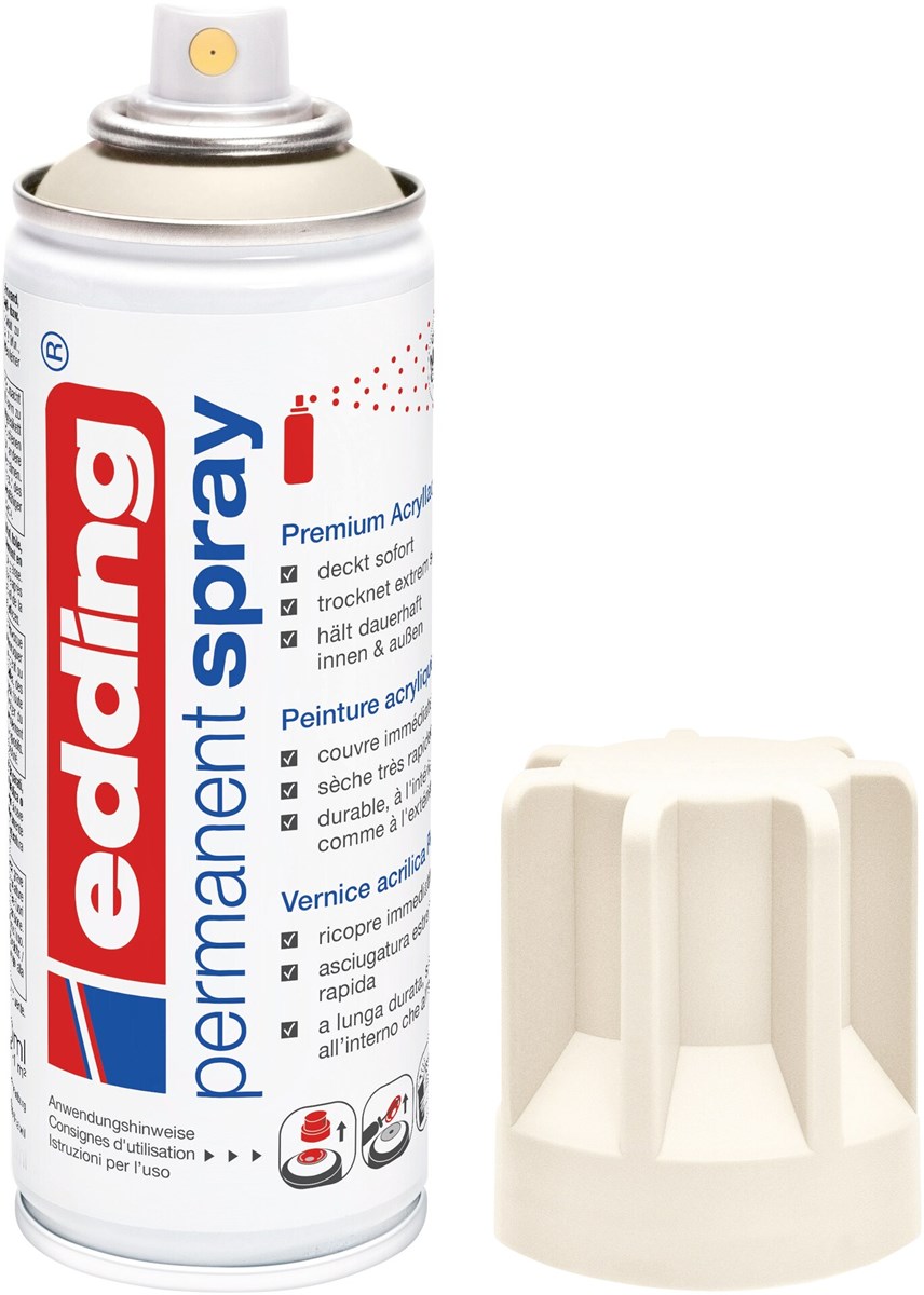 edding 5200 Permanentspray cremeweiß matt (Art.-Nr.: 4-5200921)