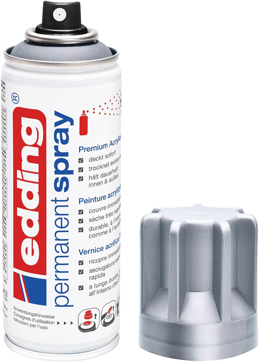 edding 5200 Permanentspray silber matt (Art.-Nr.: 4-5200923)