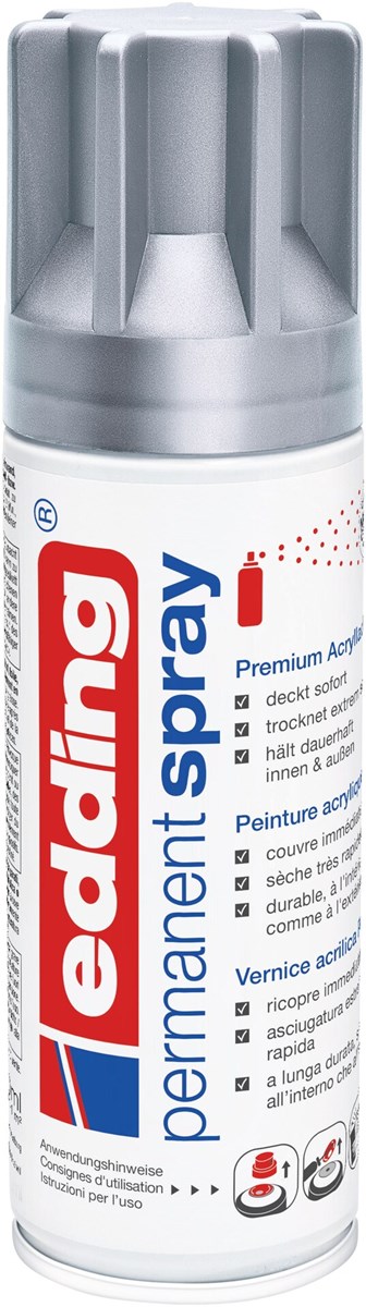 edding 5200 Permanentspray silber matt (Art.-Nr.: 4-5200923)