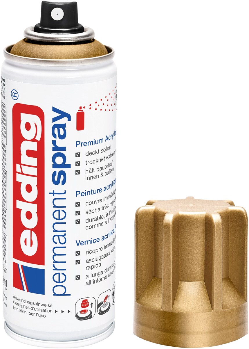 edding 5200 Permanentspray reichgold matt (Art.-Nr.: 4-5200924)