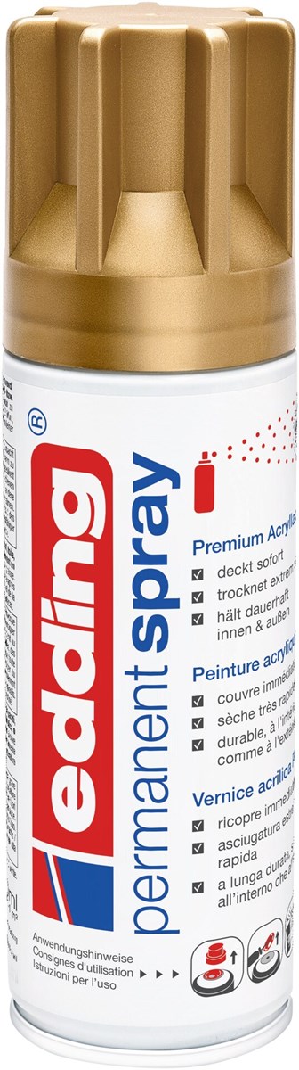 edding 5200 Permanentspray reichgold matt (Art.-Nr.: 4-5200924)