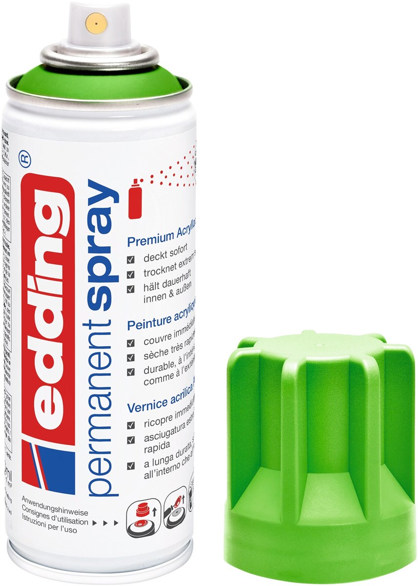 edding 5200 Permanentspray gelbgrün matt (Art.-Nr.: 4-5200927)