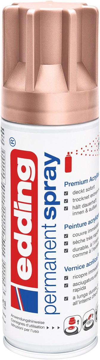 edding 5200 Permanentspray roségold matt (Art.-Nr.: 4-5200937)