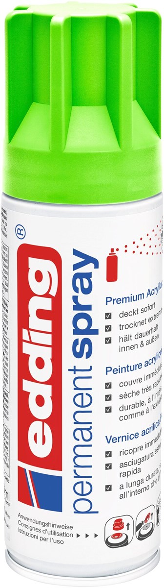 edding 5200 Permanentspray neongrün matt (Art.-Nr.: 4-5200964)