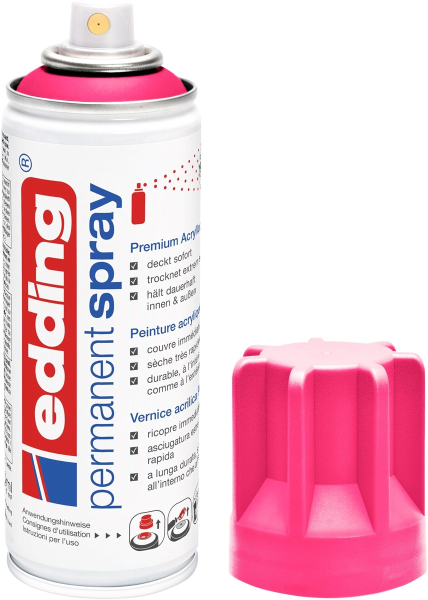 edding 5200 Permanentspray neonpink matt (Art.-Nr.: 4-5200969)
