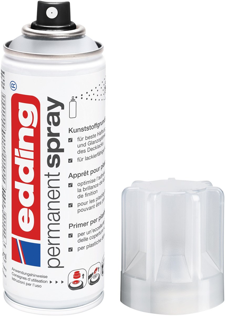 edding 5200 Permanentspray Kunststoffgrundierung farblos (Art.-Nr.: 4-5200998)