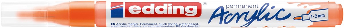 edding 5300 Acrylmarker fein neonorange, Rundspitze 1-2 mm (Art.-Nr.: 4-5300066)