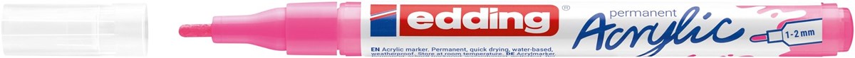 edding 5300 Acrylmarker fein neonpink, Rundspitze 1-2 mm (Art.-Nr.: 4-5300069)