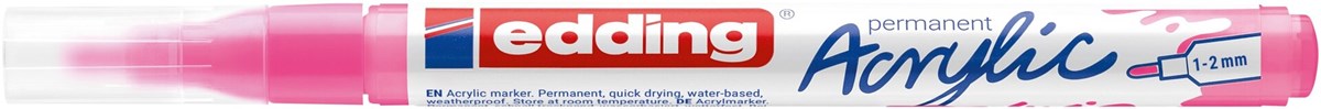 edding 5300 Acrylmarker fein neonpink, Rundspitze 1-2 mm (Art.-Nr.: 4-5300069)