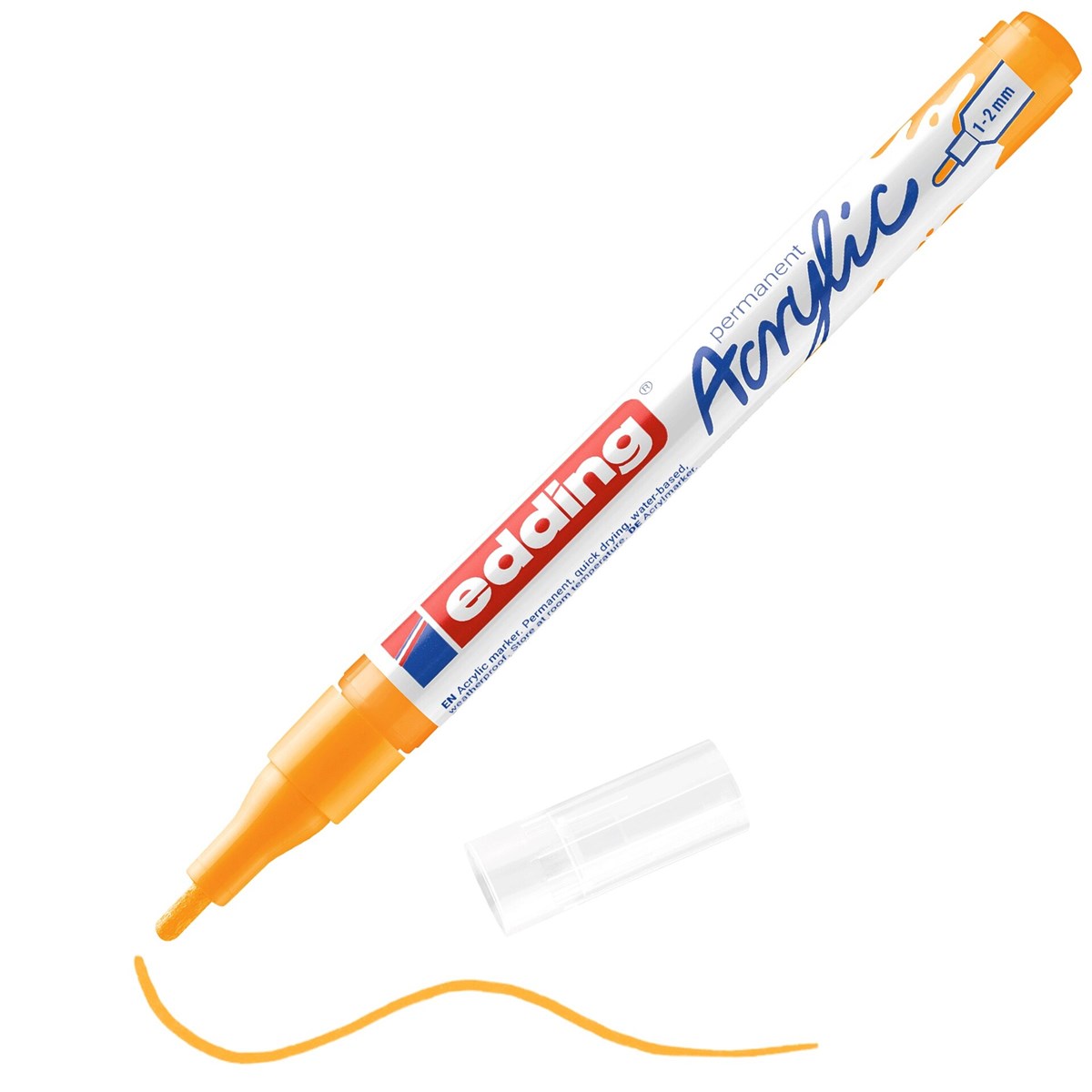edding 5300 Acrylmarker fein sonnengelb, Rundspitze 1-2 mm (Art.-Nr.: 4-5300906)