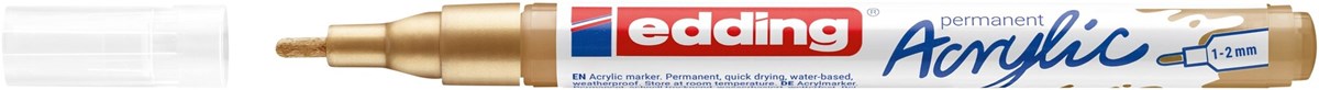 edding 5300 Acrylmarker fein reichgold, Rundspitze 1-2 mm (Art.-Nr.: 4-5300924)
