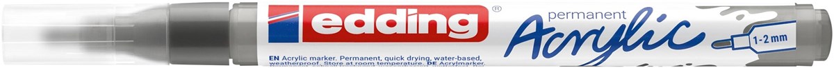 edding 5300 Acrylmarker fein anthrazit, Rundspitze 1-2 mm (Art.-Nr.: 4-5300926)