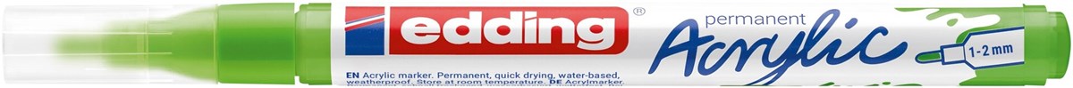 edding 5300 Acrylmarker fein gelbgrün, Rundspitze 1-2 mm (Art.-Nr.: 4-5300927)
