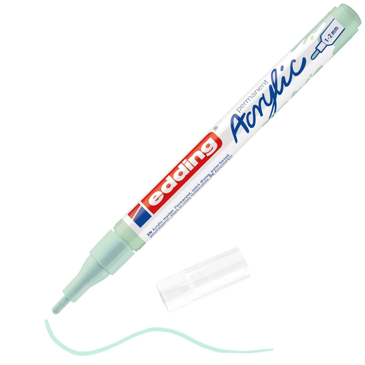 edding 5300 Acrylmarker fein mild mint matt, Rundspitze 1-2 mm (Art.-Nr.: 4-5300928)