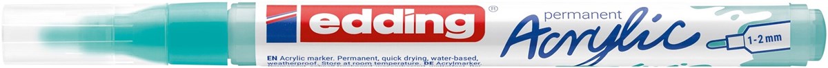 edding 5300 Acrylmarker fein opulent türkis, Rundspitze 1-2 mm (Art.-Nr.: 4-5300934)