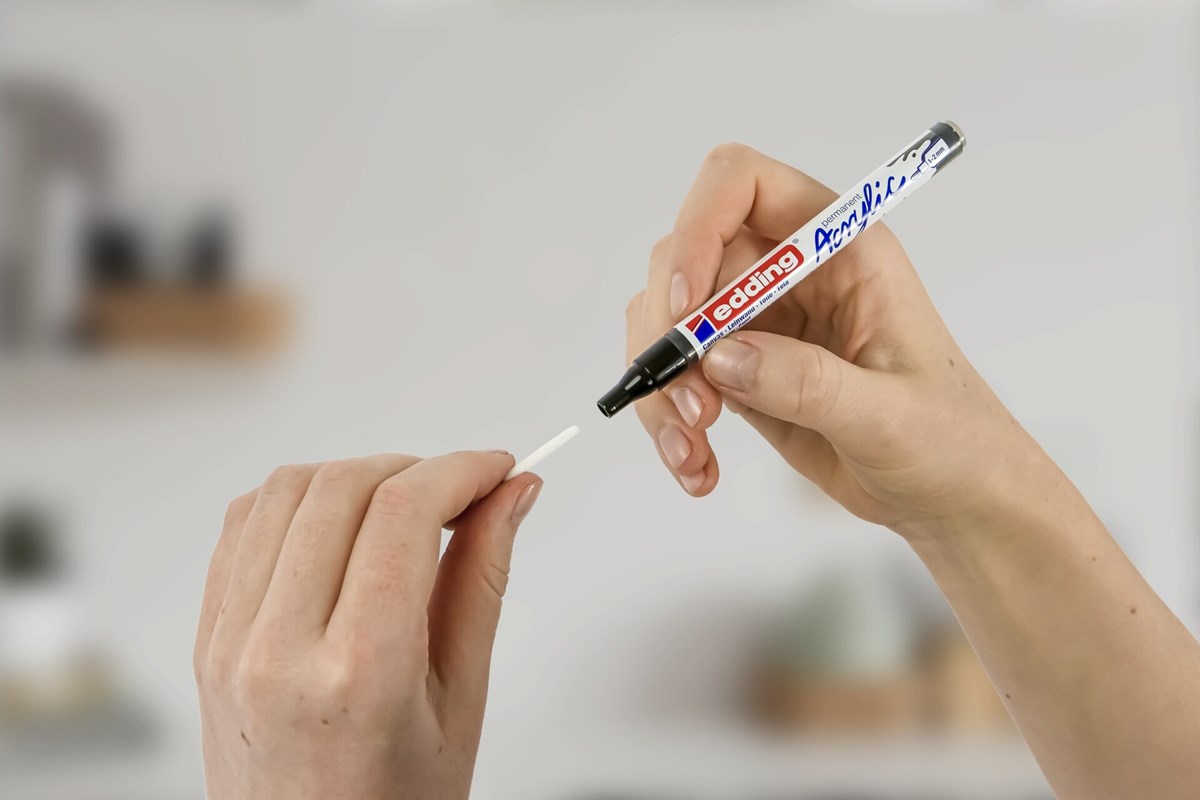 edding 5300N Ersatzspitzen für Acrylmarker, Rundspitze 1-2 mm, 5 Stück (Art.-Nr.: 4-5300N)