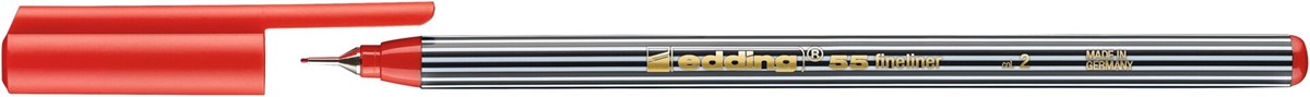 edding 55 Fineliner rot, Kunststoffspitze 0,3 mm (Art.-Nr.: 4-55002)