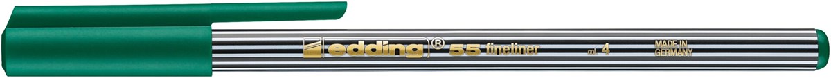 edding 55 Fineliner grün, Kunststoffspitze 0,3 mm (Art.-Nr.: 4-55004)